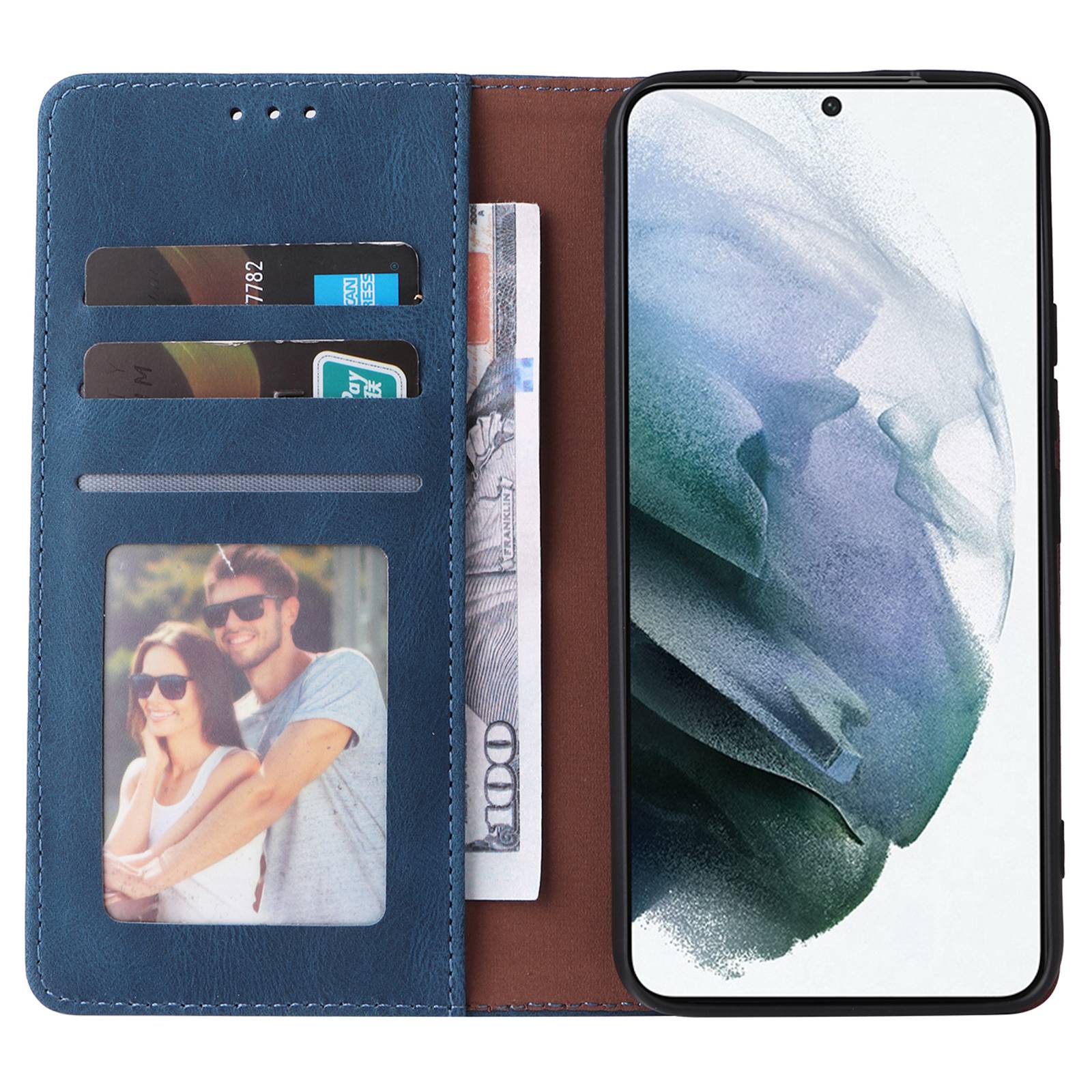 For Samsung Galaxy S22 5G Slim Auto Closing Magnetic Cover PU Leather Wallet Stand Folio Protective Phone Case Blue
For Samsung Galaxy S22 5G Slim Auto Closing Magnetic Cover PU Leather Wallet Stand Folio Protective Phone Case Blue