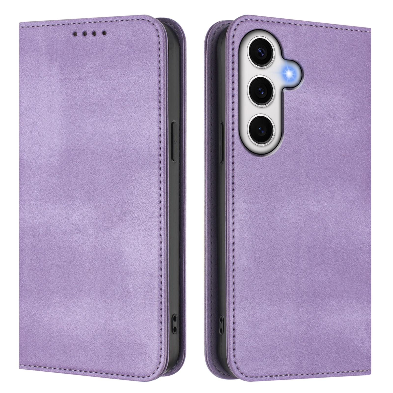 For Samsung Galaxy S24 FE Wallet Cases Retro Texture RFID Blocking Leather Phone Cover Light Purple
For Samsung Galaxy S24 FE Wallet Cases Retro Texture RFID Blocking Leather Phone Cover Light Purple
