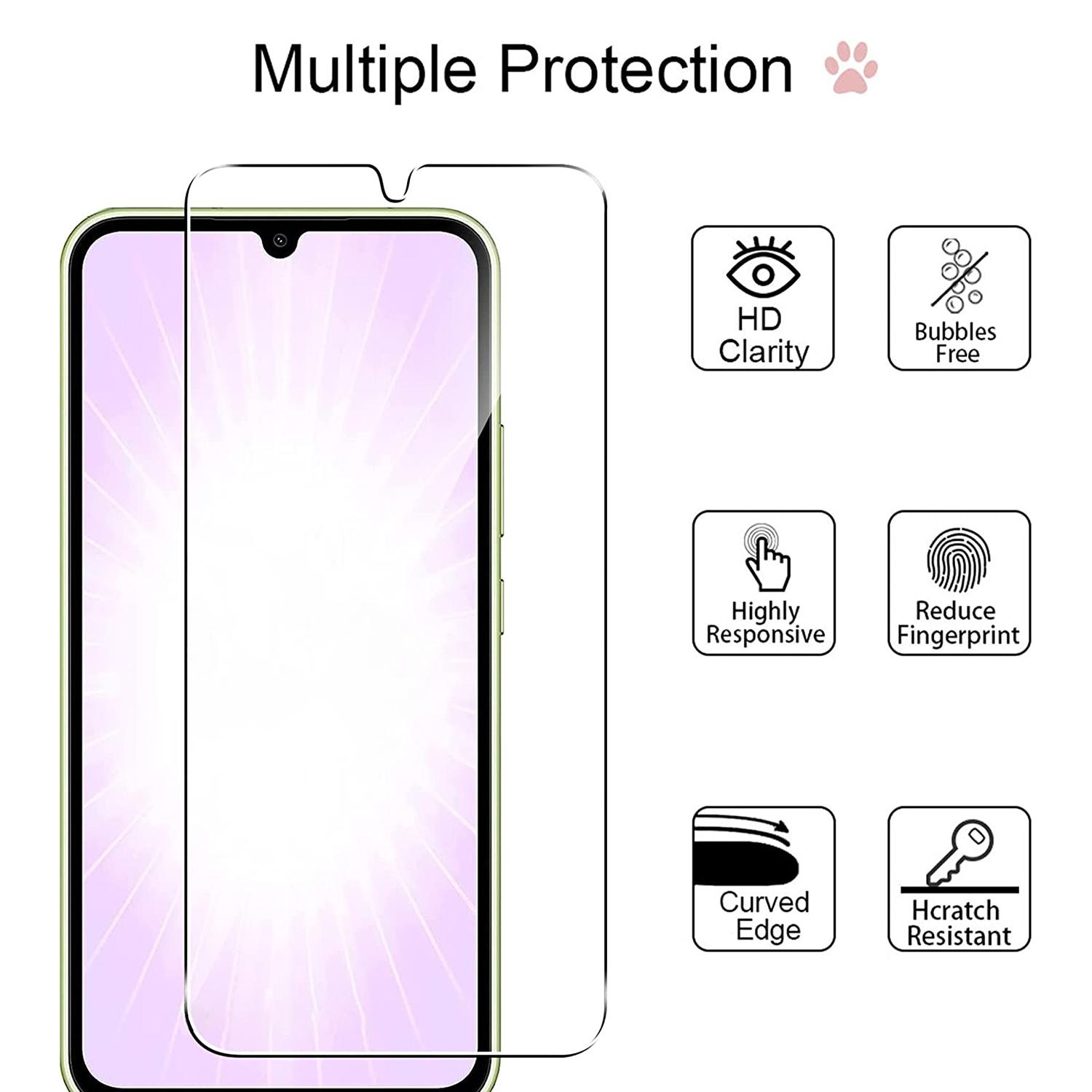 2 шт. Захисна плівка для екрана Samsung Galaxy A54 4G + Захисна плівка для об єктива камери HD Прозора Плівка із загартованого скла Плівка для об єктива Type A
2 шт. Захисна плівка для екрана Samsung Galaxy A54 4G + Захисна плівка для об єктива камери HD Прозора Плівка із загартованого скла Плівка для об єктива Type A