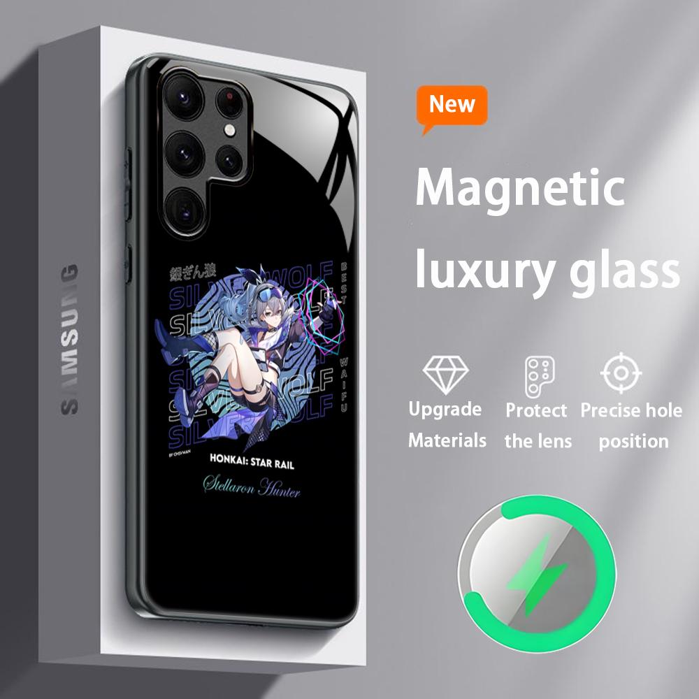 Popular GameSilver Wolf Phone Case For Samsung S26 S25 S24 S23 S22 S21 S20 Plus Ultra Glass Magnetic Case Galaxy S24 FE
Popular GameSilver Wolf Phone Case For Samsung S26 S25 S24 S23 S22 S21 S20 Plus Ultra Glass Magnetic Case Galaxy S24 FE