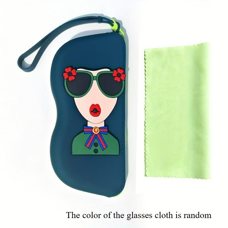 1pc Silicone Glasses Bag Portable Sunglass Storage Bag Glasses Case DIY Hanging Large Capacity Lipstick Data Cable Storage Bag зелёный
1pc Silicone Glasses Bag Portable Sunglass Storage Bag Glasses Case DIY Hanging Large Capacity Lipstick Data Cable Storage Bag зелёный