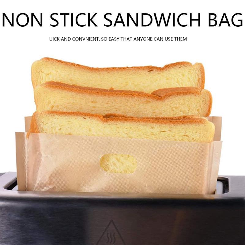 5Pcs 17x19cm High Temperature Resistant PTFE Toaster Bag Non-Stick Microwave Bread Bag (BPA Free,No FDA Certificate) Type A
5Pcs 17x19cm High Temperature Resistant PTFE Toaster Bag Non-Stick Microwave Bread Bag (BPA Free,No FDA Certificate) Type A