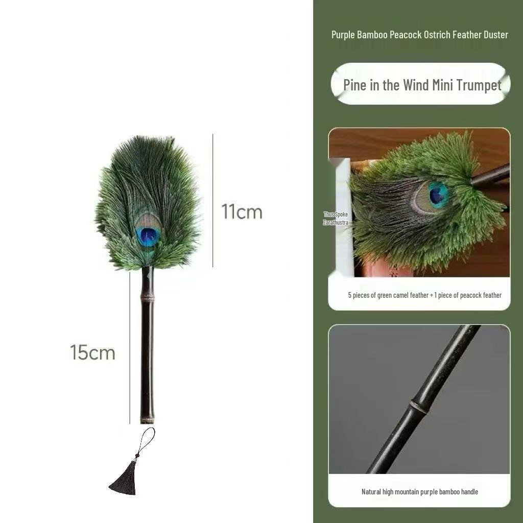 Peacock Feather Extended Reach Static Duster for Crevices
Peacock Feather Extended Reach Static Duster for Crevices