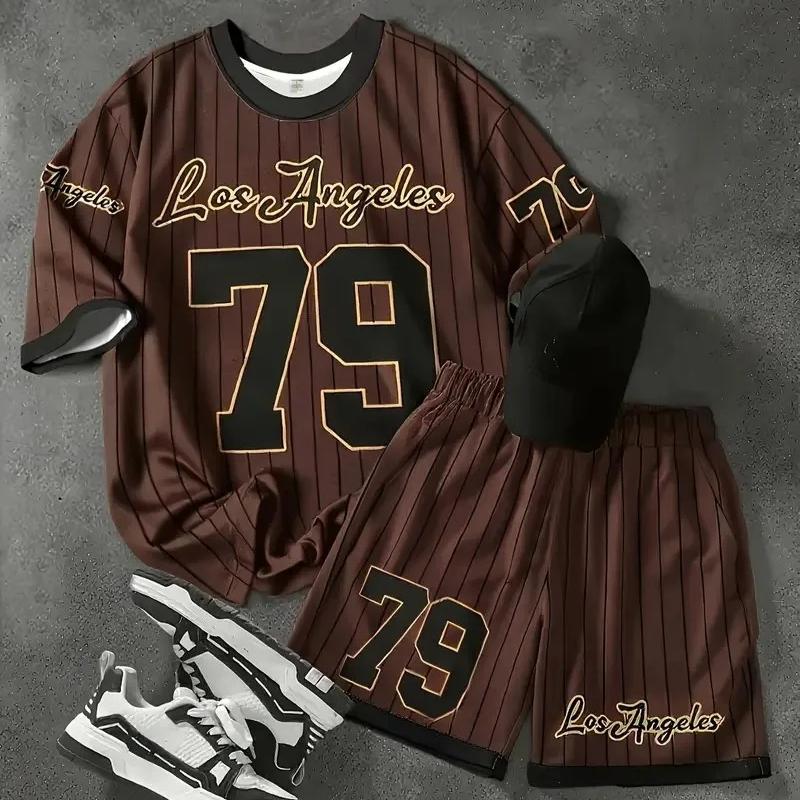 Summer 79 Graphic Two-piece Set Street Fashion Casual Comfort Softness Breathability and 3D Digital Pattern Printing T Shirt Shorts Set 4XL
Summer 79 Graphic Two-piece Set Street Fashion Casual Comfort Softness Breathability and 3D Digital Pattern Printing T Shirt Shorts Set 4XL