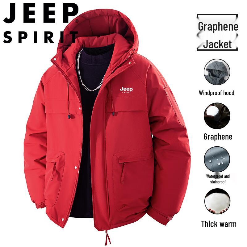 JEEP SPIRIT Men s Winter Hooded Padded Jacket S
JEEP SPIRIT Men s Winter Hooded Padded Jacket S