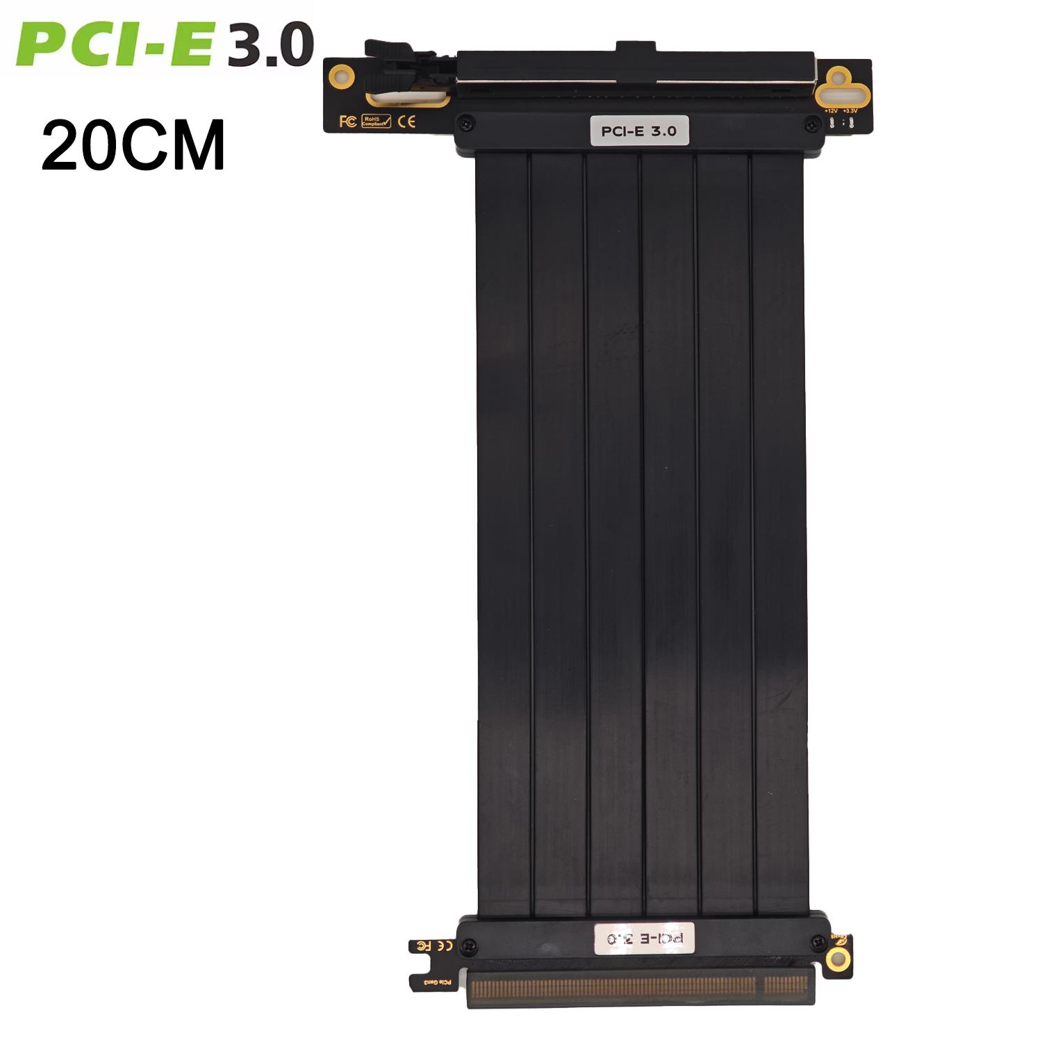 PCIE 4.0 X16 Extension Cable PCI Graphics Card PCl-E X16 Riser Extension Cord 3.0/4.0 PCl-Express GPU Extension Cable 200mm
PCIE 4.0 X16 Extension Cable PCI Graphics Card PCl-E X16 Riser Extension Cord 3.0/4.0 PCl-Express GPU Extension Cable 200mm
