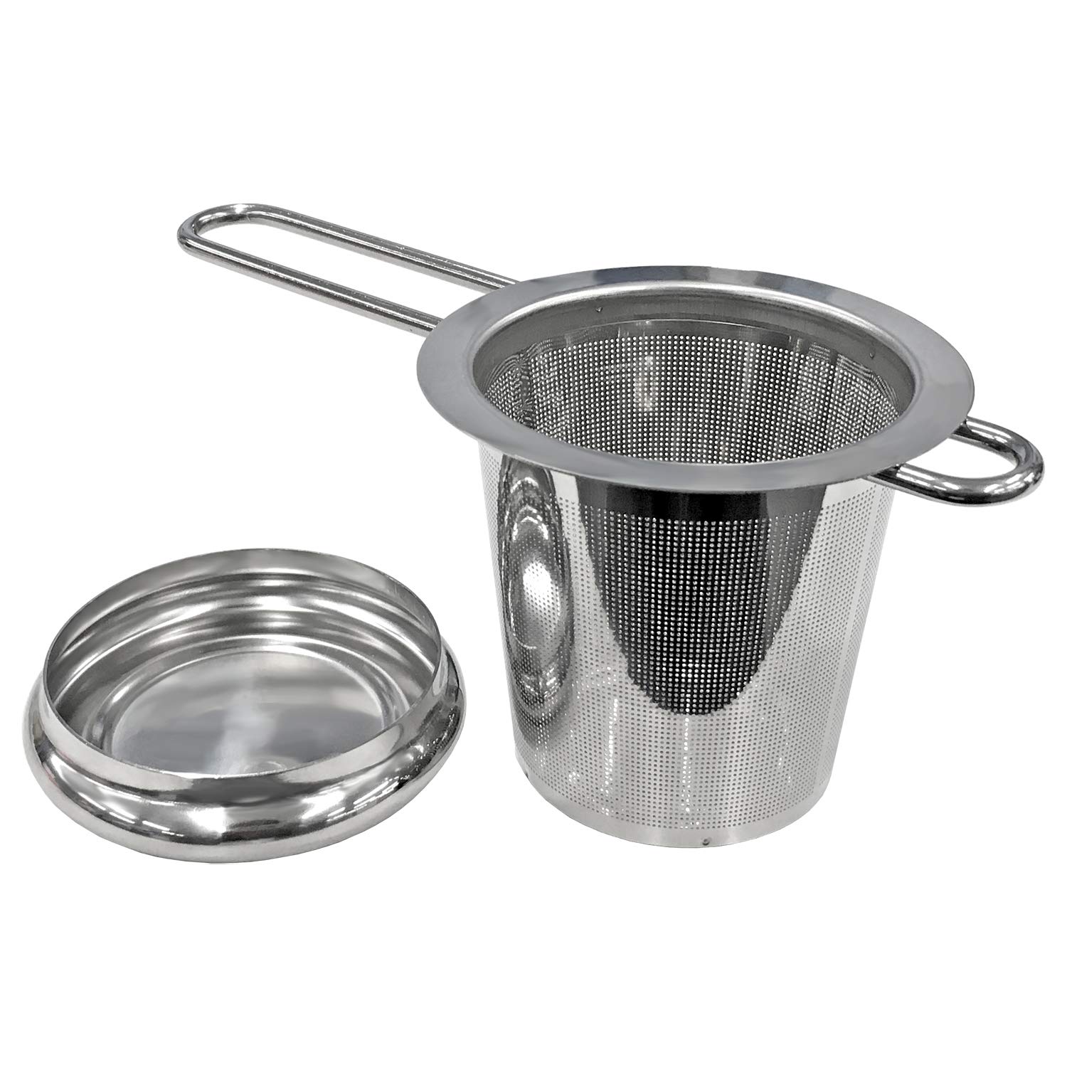 Comolife Stainless Steel Tea Strainer for Mugs and Cups, No Teapot Needed, Fine Mesh, Easy to Clean, Durable, with Lid, Size: Approx. 14.7 x 7.4 x
Comolife Stainless Steel Tea Strainer for Mugs and Cups, No Teapot Needed, Fine Mesh, Easy to Clean, Durable, with Lid, Size: Approx. 14.7 x 7.4 x