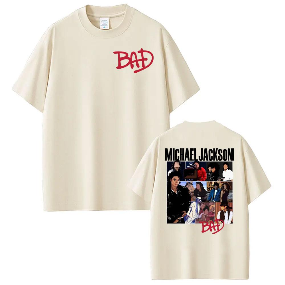 Michael Jackson Bad Era Graphic Tshirt Unisexs Womens Clothing Retro Street Hip Hop T Shirts High Quality Casual Cotton T Shirts 3XL
Michael Jackson Bad Era Graphic Tshirt Unisexs Womens Clothing Retro Street Hip Hop T Shirts High Quality Casual Cotton T Shirts 3XL