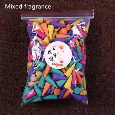 1 Bag 250 PCS Multi-scented Home Fragrance Temple Incense for Healty Room Sandalwood Rose Lemon Scents Bulk Incense Cones Mixed Fragrance
1 Bag 250 PCS Multi-scented Home Fragrance Temple Incense for Healty Room Sandalwood Rose Lemon Scents Bulk Incense Cones Mixed Fragrance