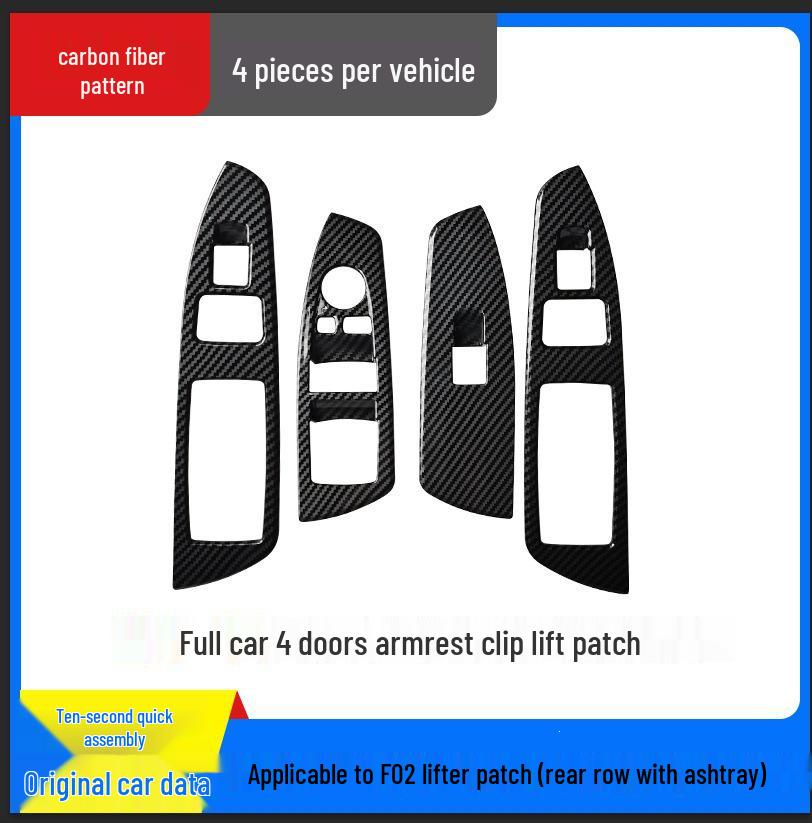 Compatible with BMW 7 Series (2018-2022) - Window Lifter Sticker Armrest Button Decor
Compatible with BMW 7 Series (2018-2022) - Window Lifter Sticker Armrest Button Decor