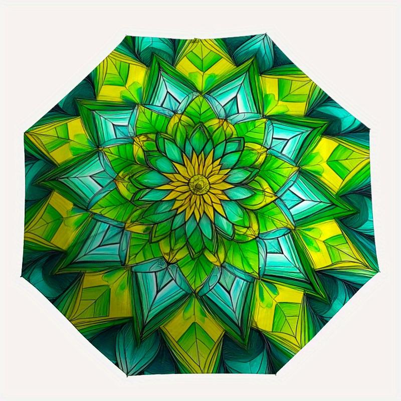 1pc Green Mandala Pattern Automatic Open/close Folding Umbrella, Compact Portable Travel Umbrella, Perfect Birthday/Christmas yy250807195
1pc Green Mandala Pattern Automatic Open/close Folding Umbrella, Compact Portable Travel Umbrella, Perfect Birthday/Christmas yy250807195