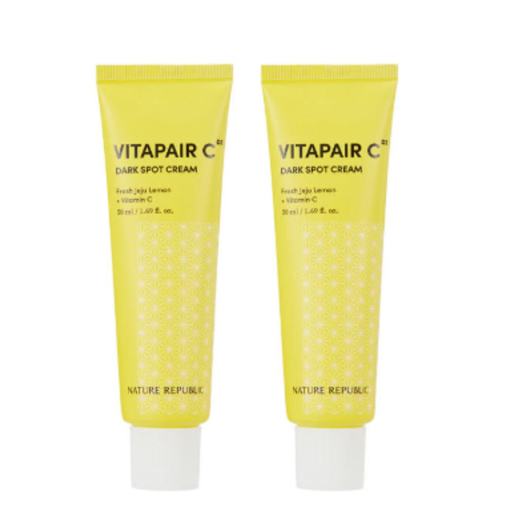 NATURE REPUBLIC Vitapair C Dark Spot Cream Special Set (50ml + 50ml) for Freckles & Brightening
NATURE REPUBLIC Vitapair C Dark Spot Cream Special Set (50ml + 50ml) for Freckles & Brightening
