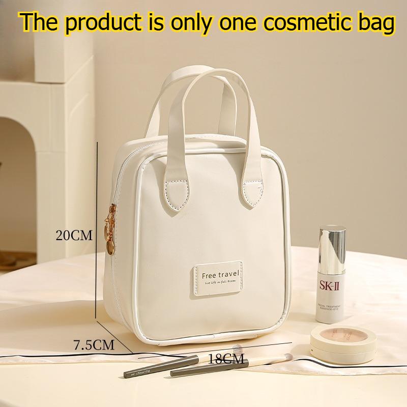 1pcs Portable Handheld Cosmetic Bag Large Capacity Travel Toiletry Storage Pouch Waterproof PU Leather Makeup Organizer білий
1pcs Portable Handheld Cosmetic Bag Large Capacity Travel Toiletry Storage Pouch Waterproof PU Leather Makeup Organizer білий