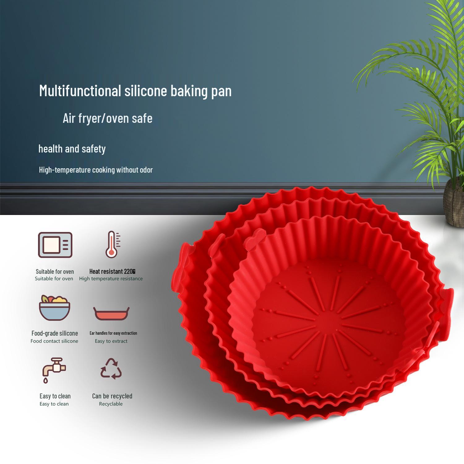 New Multifunctional Silicone Air Fryer Baking Tray
New Multifunctional Silicone Air Fryer Baking Tray