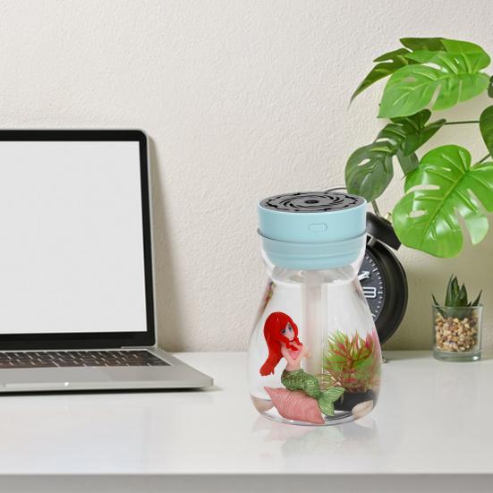 Yousheng Mini 2 Modes Air Humidifier Mermaid Landscape USB Fine Mist Sprayer Aroma Oil Diffuser with Colorful Light Household Air Purifier
Yousheng Mini 2 Modes Air Humidifier Mermaid Landscape USB Fine Mist Sprayer Aroma Oil Diffuser with Colorful Light Household Air Purifier