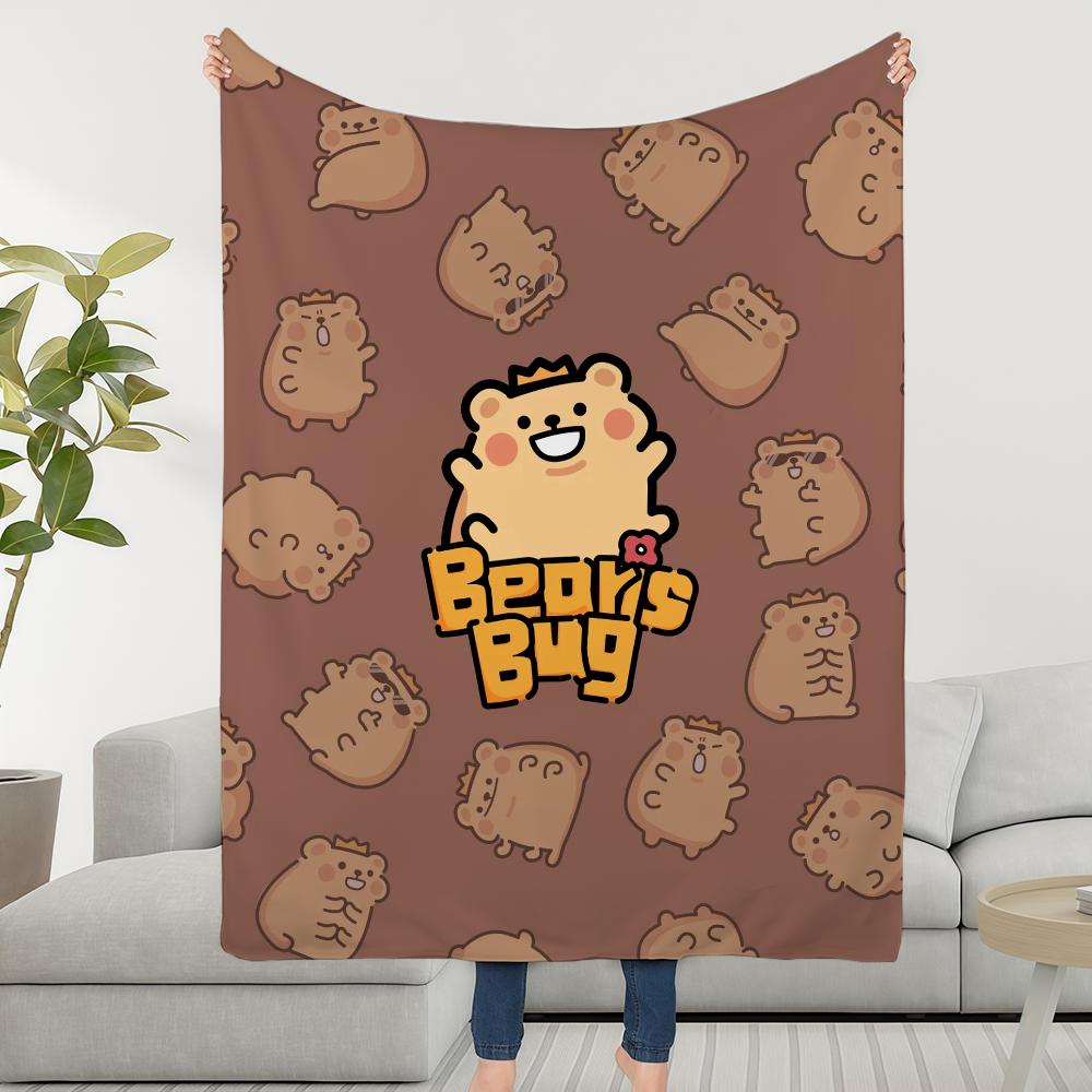 Blanket Throw Super Cosy Cartoon Plush Cute Living Room Sofa Couch B-BearisbugS Childish Bear Birthday Gifts 30x40in
Blanket Throw Super Cosy Cartoon Plush Cute Living Room Sofa Couch B-BearisbugS Childish Bear Birthday Gifts 30x40in