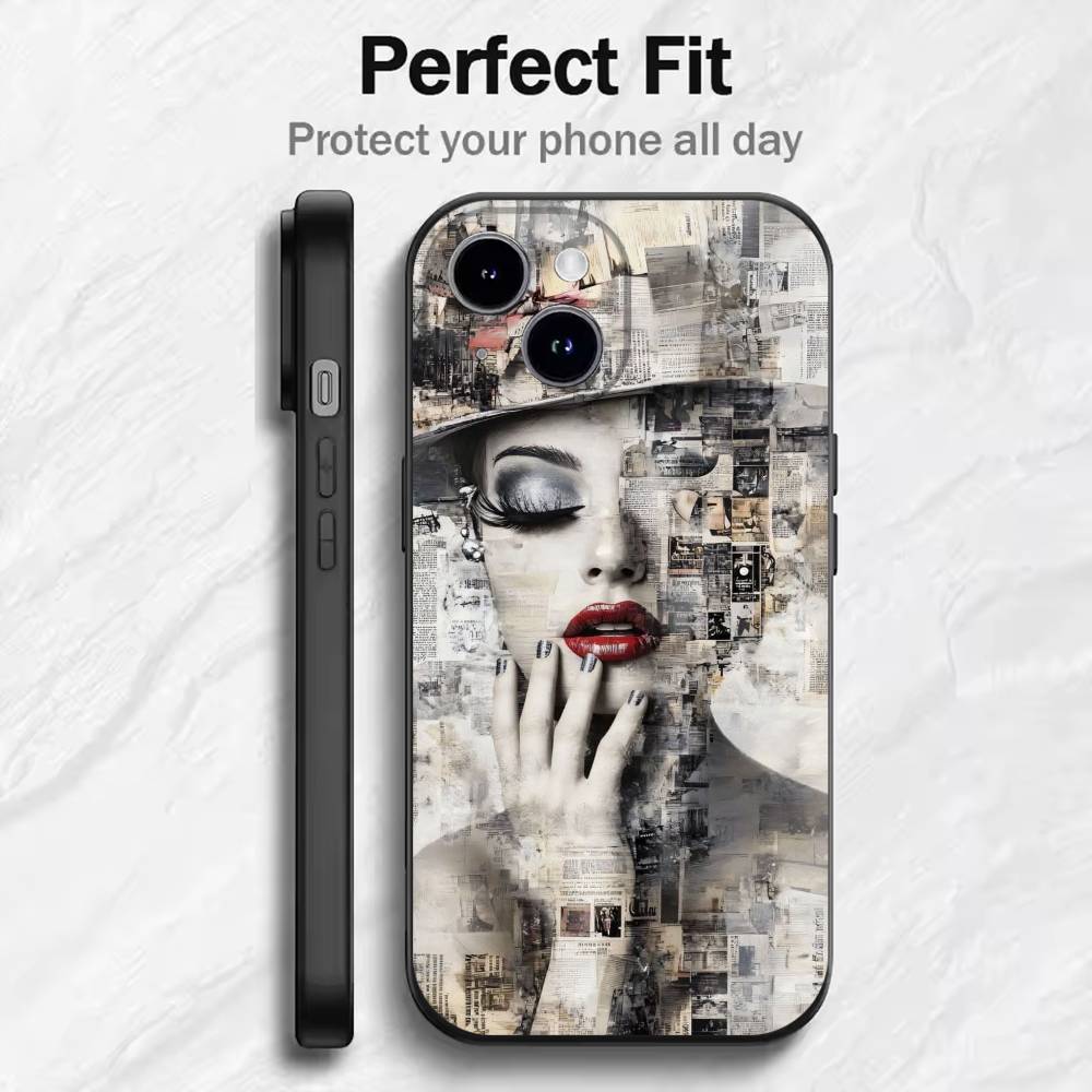Glam Lady Phone Case For 17 16 15 14 13 12 11 Mini XS XR X 6S 6 Pro Max Plus Black Soft Cover iPhone12
Glam Lady Phone Case For 17 16 15 14 13 12 11 Mini XS XR X 6S 6 Pro Max Plus Black Soft Cover iPhone12