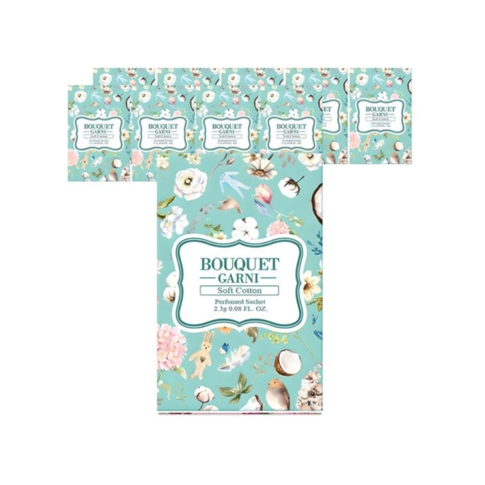 Bouquet Garni Soft Cotton Perfumed Sachet 2.3g*10Pcs/20Pcs 10Pcs
Bouquet Garni Soft Cotton Perfumed Sachet 2.3g*10Pcs/20Pcs 10Pcs