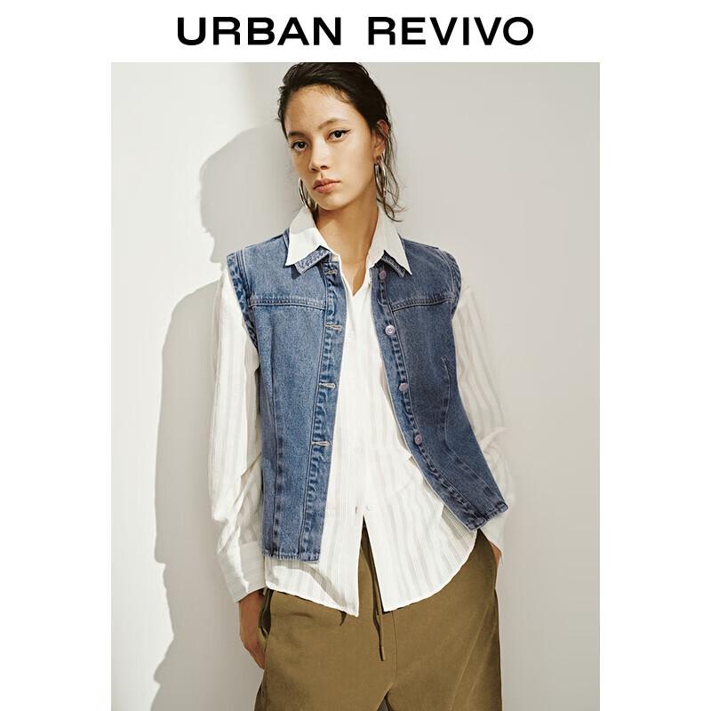 Женский винтажный выстиранный джинсовый жилет без рукавов M
Женский винтажный выстиранный джинсовый жилет без рукавов M