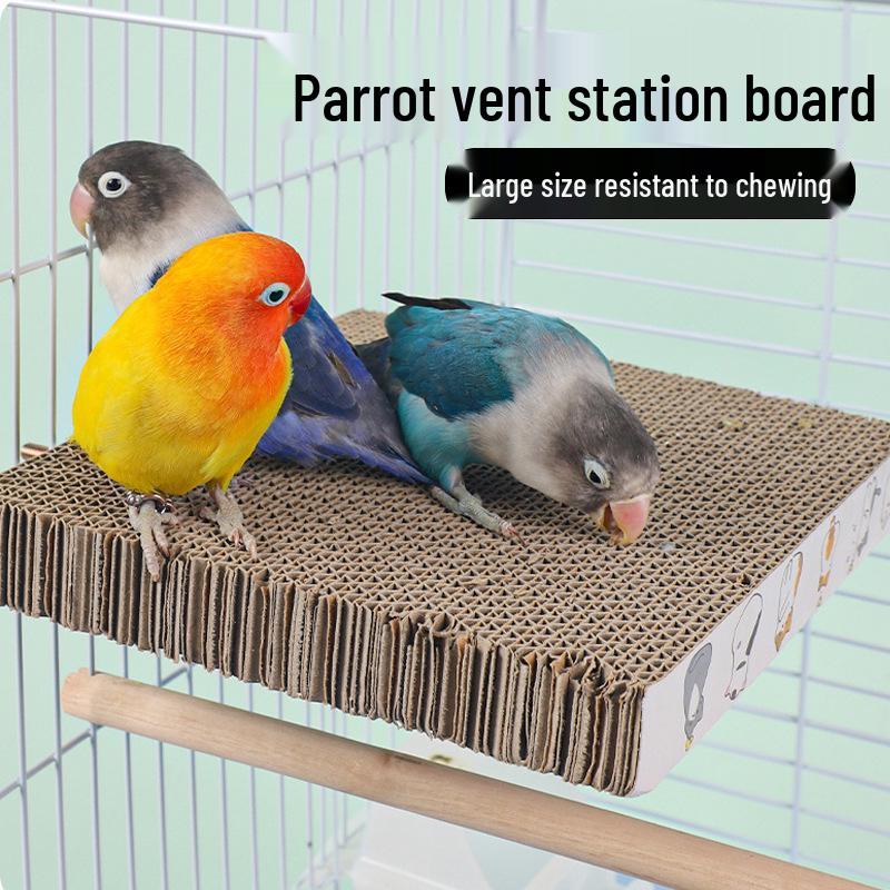 Parrot Cardboard Perch: Multi-Layer Birdcage Accessory for Boredom Relief and Beak Grinding
Parrot Cardboard Perch: Multi-Layer Birdcage Accessory for Boredom Relief and Beak Grinding