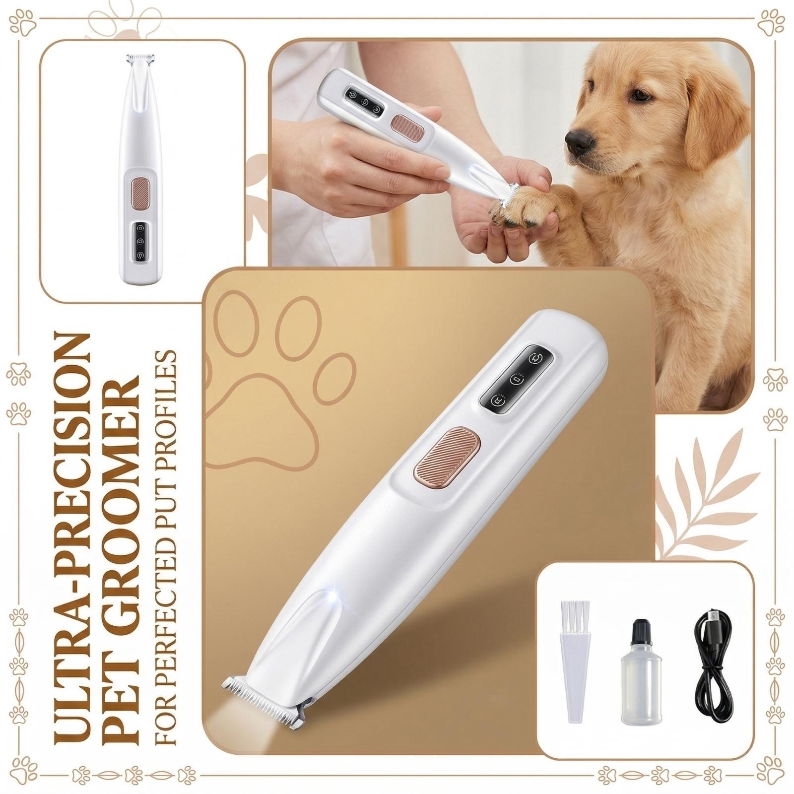 Pet Hair Grooming Tool With Light, Electric Care Device For Cats And Dogs, Portable Shaver For Pet Feet Hair One Size
Pet Hair Grooming Tool With Light, Electric Care Device For Cats And Dogs, Portable Shaver For Pet Feet Hair One Size