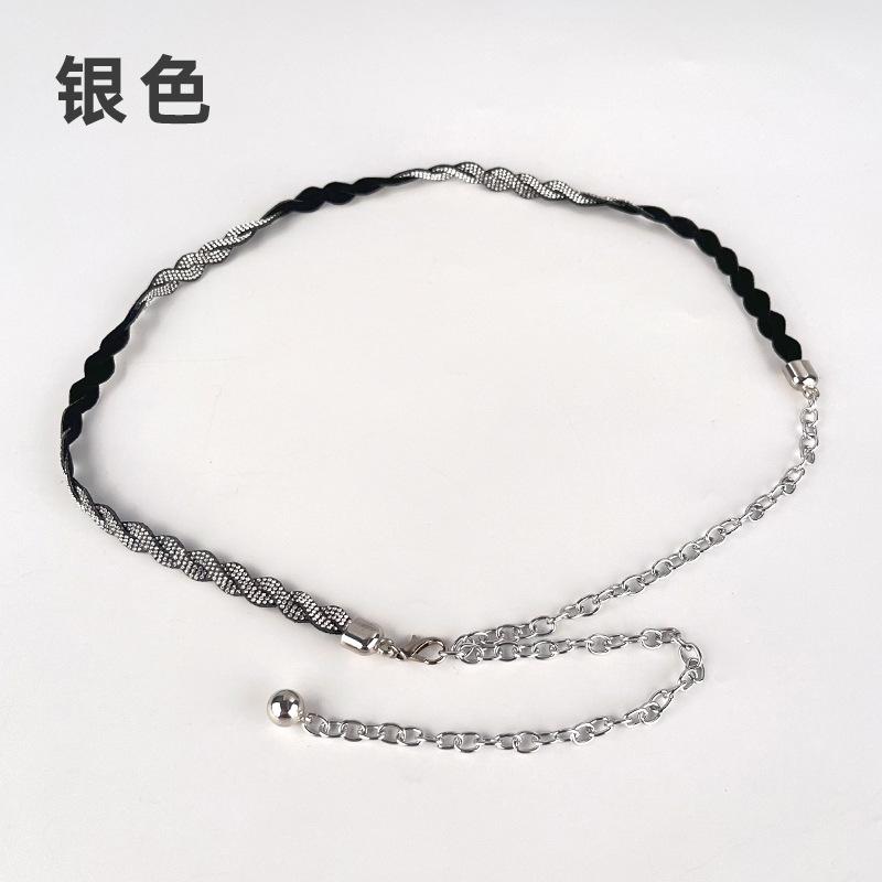 Xiaoxiangfeng Бриллиантовая женская поясная цепочка Женский ремень Женское платье Юбка Декоративные стразы
Xiaoxiangfeng Бриллиантовая женская поясная цепочка Женский ремень Женское платье Юбка Декоративные стразы