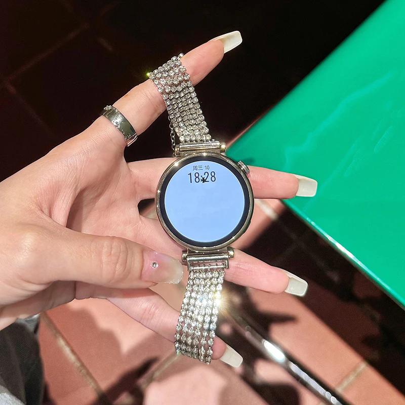 Women Tassels Bracelet for Huawei Watch Fit2 Classic Glitter Rhinestone Metal Strap for Huawei Watch GT5 41mm 46 18 20 22mm Band 18mm серебряный
Women Tassels Bracelet for Huawei Watch Fit2 Classic Glitter Rhinestone Metal Strap for Huawei Watch GT5 41mm 46 18 20 22mm Band 18mm серебряный