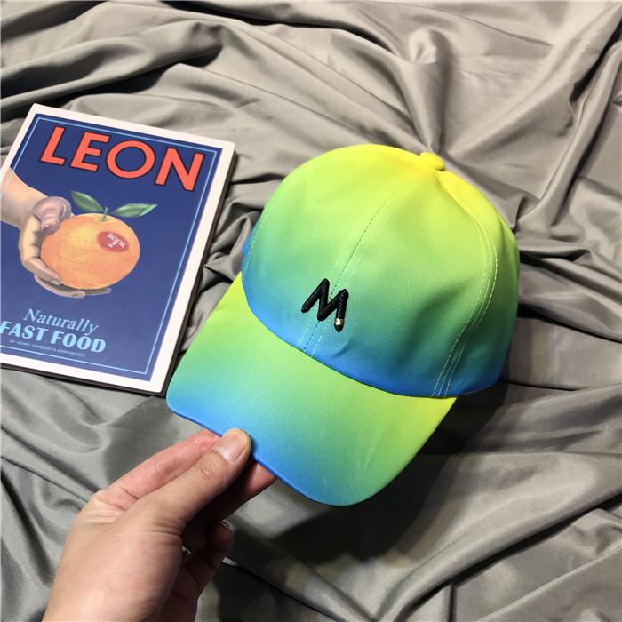 Gradient Color m Logo baseball cap with letter embroidery, sun-shading street style, trendy sun protection hat for women, Korean version Adjustable
Gradient Color m Logo baseball cap with letter embroidery, sun-shading street style, trendy sun protection hat for women, Korean version Adjustable
