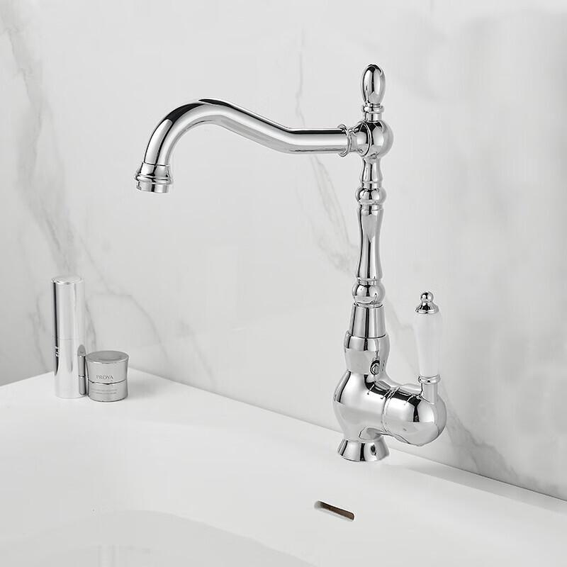 TLXT Deck-Mounted Hot & Cold Water Faucet
TLXT Deck-Mounted Hot & Cold Water Faucet