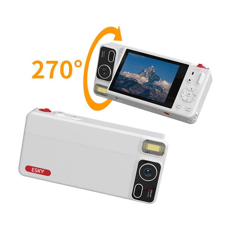 4K Camera with 270° Rotatable Lens and 2.8 Display чорний
4K Camera with 270° Rotatable Lens and 2.8 Display чорний