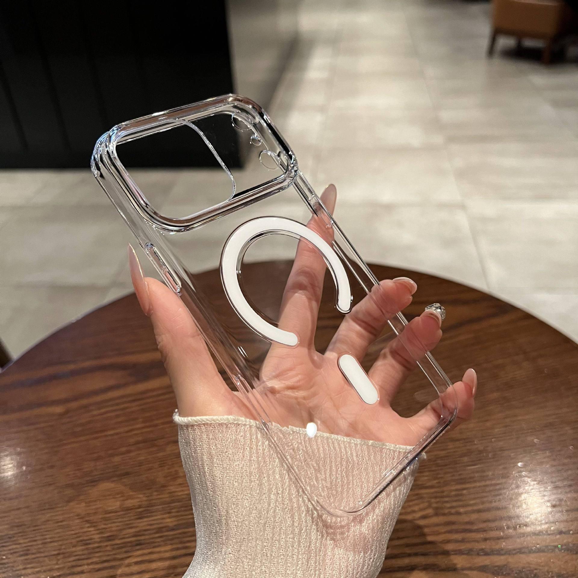 iPhone 17 Pro Max Case: Transparent, Strong Magnetic Suction, Touch Buttons, Thickened PC Shell, Compatible with Apple 16. iPhone 15
iPhone 17 Pro Max Case: Transparent, Strong Magnetic Suction, Touch Buttons, Thickened PC Shell, Compatible with Apple 16. iPhone 15