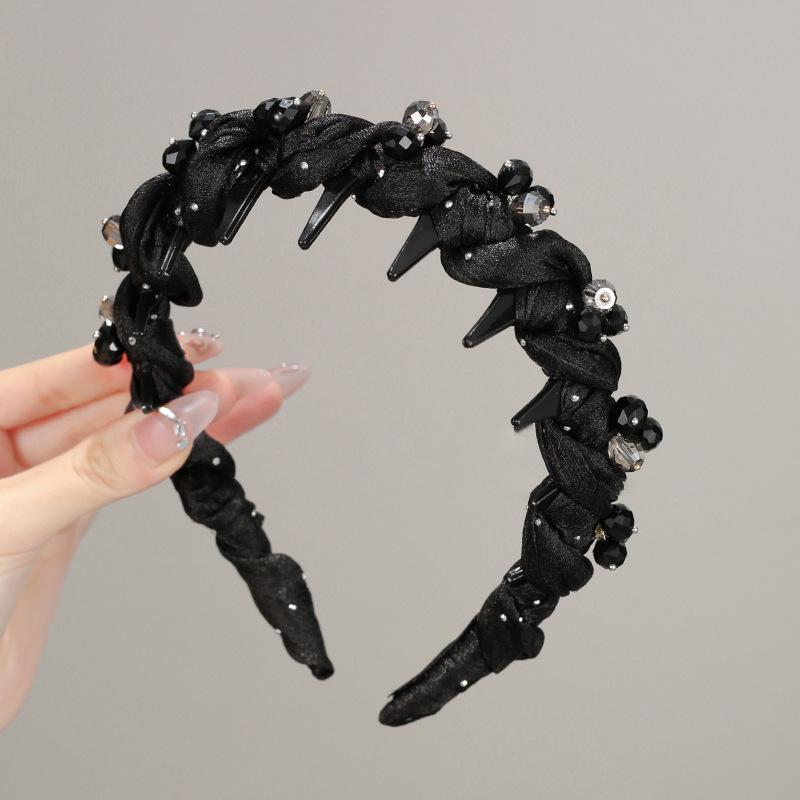 Тканевая акриловая хрустальная повязка на голову, ощущение высокого класса, легкая роскошь, персонализированный дизайн, повязка на голову, модный темперамент, аксессуары для волос
Тканевая акриловая хрустальная повязка на голову, ощущение высокого класса, легкая роскошь, персонализированный дизайн, повязка на голову, модный темперамент, аксессуары для волос