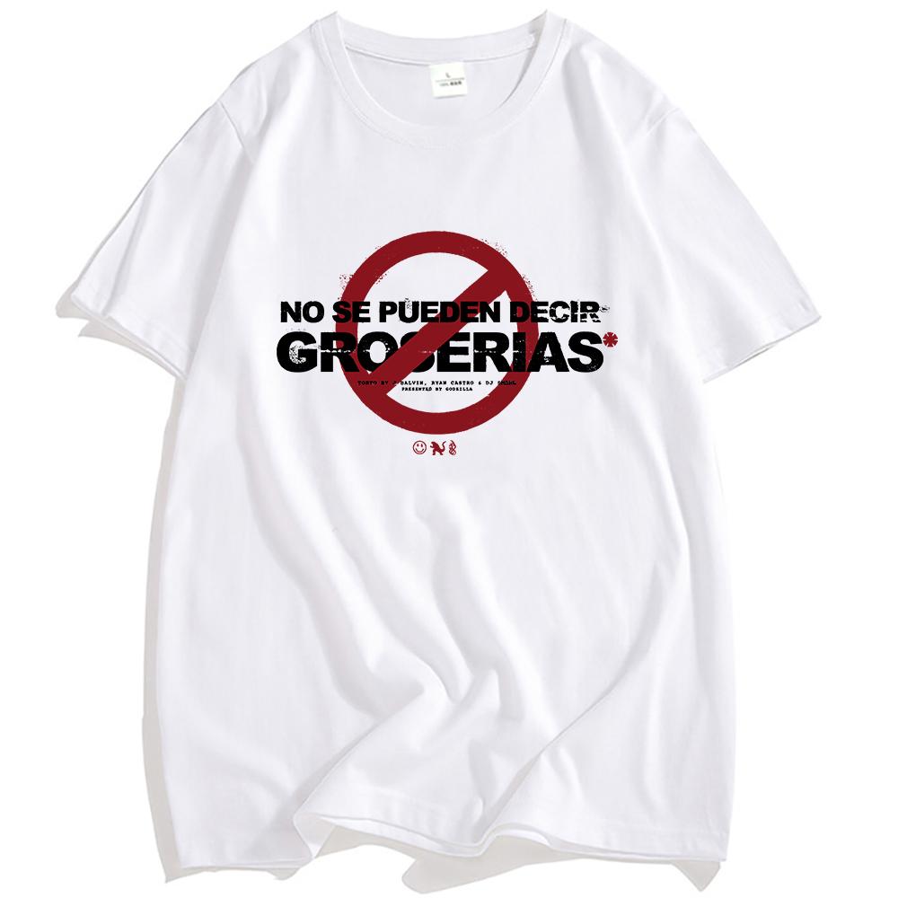 J Balvin GROSERIAS T-SHIRT Ryan Castro OMERTÁ Tee Summer Cotton Comfortable Tshirts Graphic Tops O-neck Shirt XXL білий
J Balvin GROSERIAS T-SHIRT Ryan Castro OMERTÁ Tee Summer Cotton Comfortable Tshirts Graphic Tops O-neck Shirt XXL білий