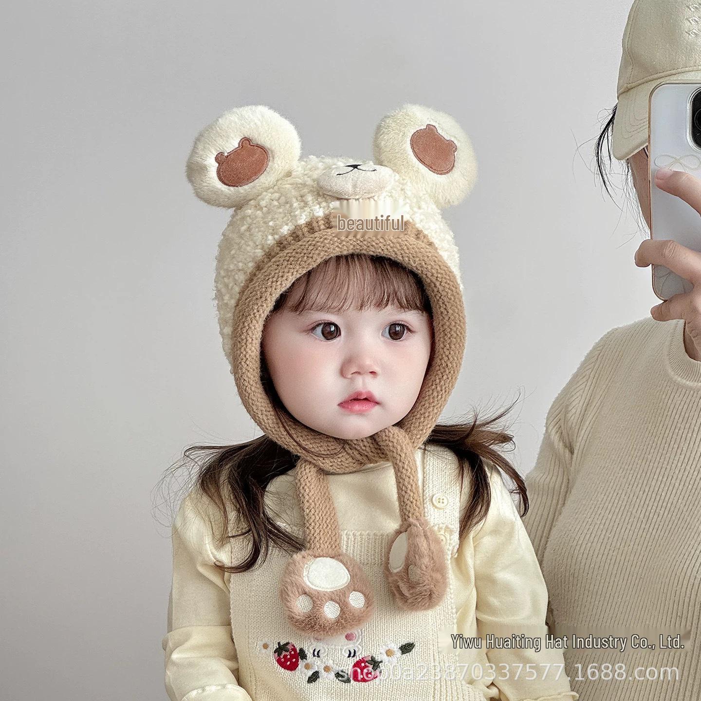 Дитячий зимовий комплект: вовняна в язана шапка та шарф – Захист вух, теплий для хлопчиків та дівчаток White Large Earmuffs Fleece
Дитячий зимовий комплект: вовняна в язана шапка та шарф – Захист вух, теплий для хлопчиків та дівчаток White Large Earmuffs Fleece