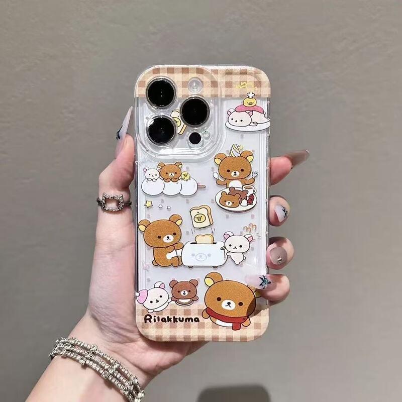 Rilakkuma Cartoon Transparent Phone Case for Apple 11, 12, 14, 15, 16, 16 Pro, 17 Pro Max, Bread Maker Compatible Apple 11 Pro
Rilakkuma Cartoon Transparent Phone Case for Apple 11, 12, 14, 15, 16, 16 Pro, 17 Pro Max, Bread Maker Compatible Apple 11 Pro