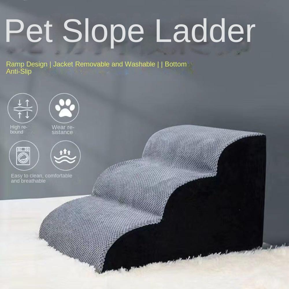 3 Steps Pet Stairs Non-slip Dog Slope Ladder Portable Pet Staircase Pet Supplies сірий
3 Steps Pet Stairs Non-slip Dog Slope Ladder Portable Pet Staircase Pet Supplies сірий