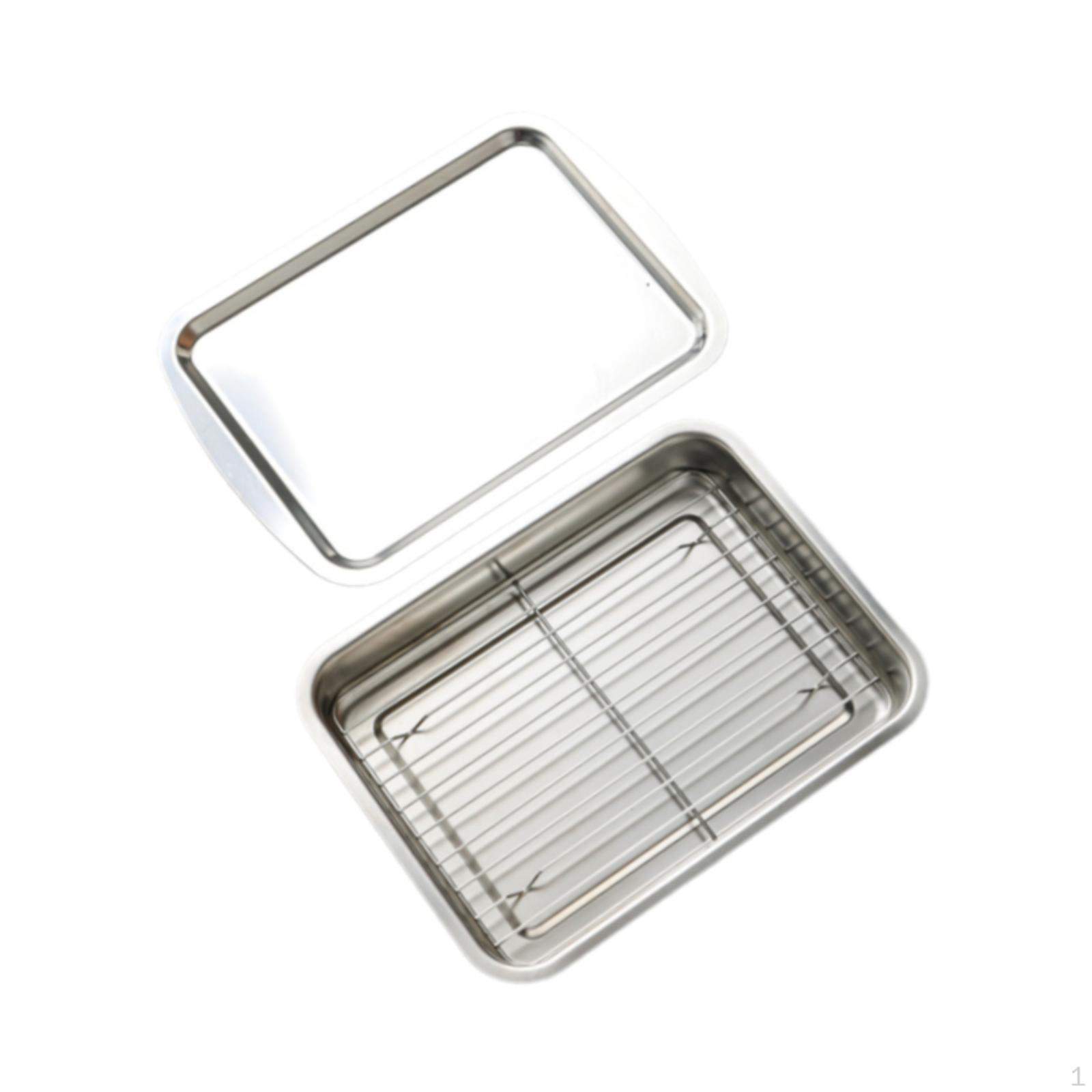 Форма для выпечки с проволочной решеткой, Прямоугольный многофункциональный противень для печенья Small