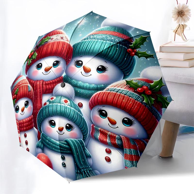 1pc Christmas Snowman Family Automatic Opening Folding Umbrella, 8 Bone Iron Frame, Outdoor, Festive Gift for Fans, Travelers, Daily Use.H058
1pc Christmas Snowman Family Automatic Opening Folding Umbrella, 8 Bone Iron Frame, Outdoor, Festive Gift for Fans, Travelers, Daily Use.H058
