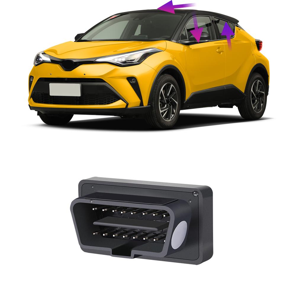 Для Toyota C-HR IZOA 2018-2022 автомобиль OBDII автоматический контроллер открывания окон с электроприводом, устройство автоматического стеклоподъемника
Для Toyota C-HR IZOA 2018-2022 автомобиль OBDII автоматический контроллер открывания окон с электроприводом, устройство автоматического стеклоподъемника