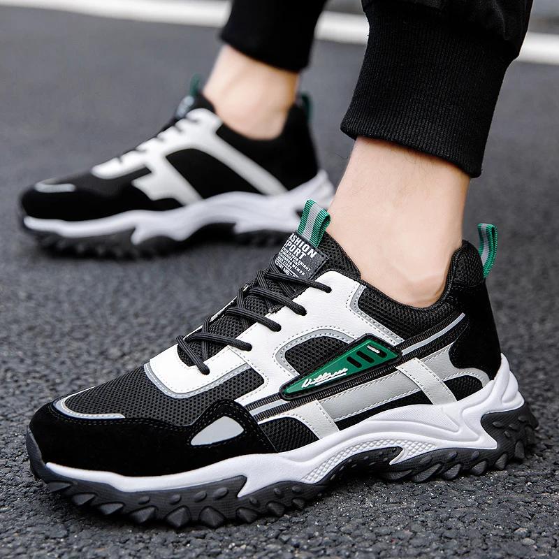 Men Sneakers Spring New Breathable Comfortable Vulcanized Shoes Male Lace-up Casual Flat Running Trend zapatos para hombres
Men Sneakers Spring New Breathable Comfortable Vulcanized Shoes Male Lace-up Casual Flat Running Trend zapatos para hombres