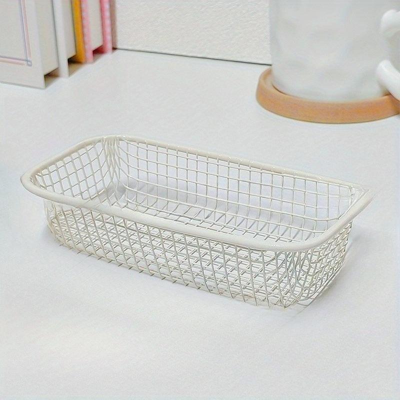 1 шт. Металлический настольный ящик для хранения - Металлическая корзина для хранения канцелярских товаров для студентов - Органайзер для разных предметов
1 шт. Металлический настольный ящик для хранения - Металлическая корзина для хранения канцелярских товаров для студентов - Органайзер для разных предметов