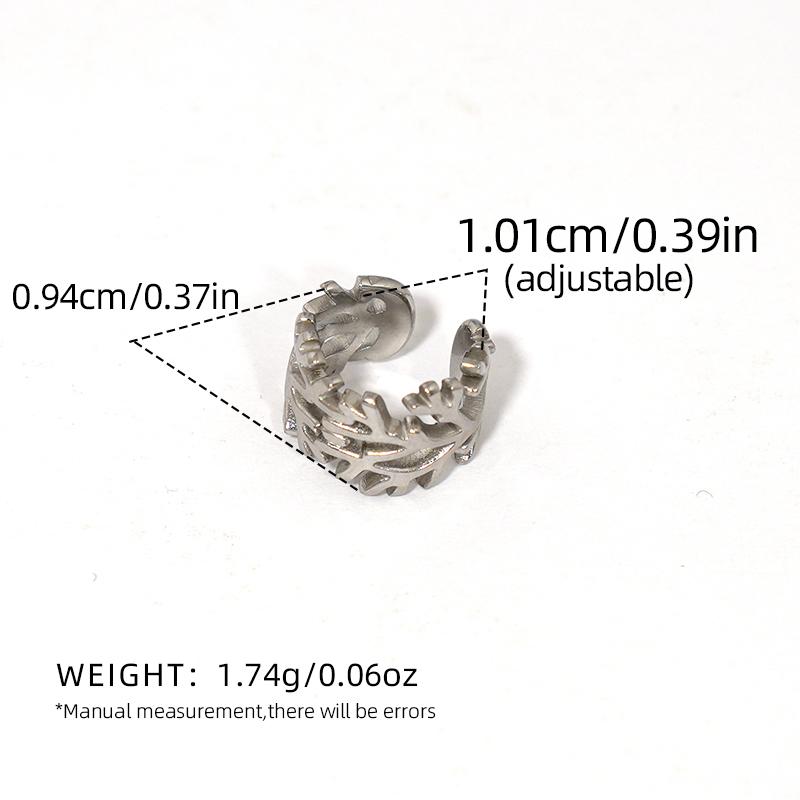 Exquisite and stylish coral design stainless steel ear clip 18K gold-plated waterproof Zircon for dates, everyday wear
Exquisite and stylish coral design stainless steel ear clip 18K gold-plated waterproof Zircon for dates, everyday wear