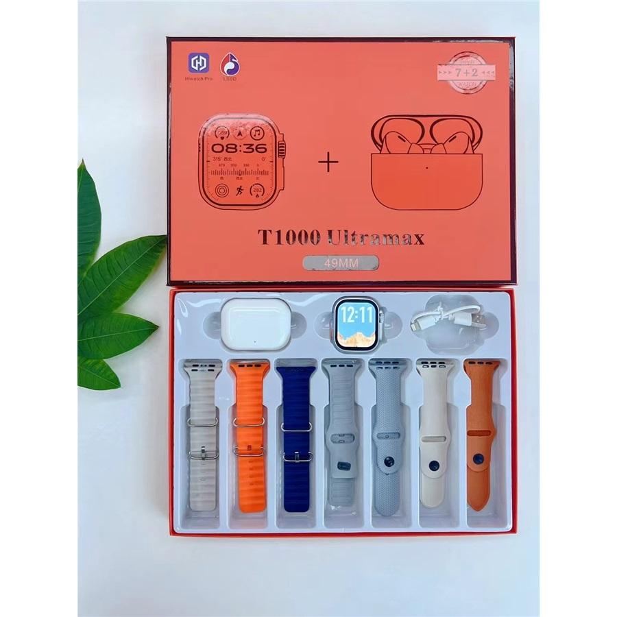 T1000 ultra max + Наушники-вкладыши Смарт-часы для мужчин Всегда включенный дисплей Монитор сердечного ритма Звонки по BT Женские водонепроницаемые смарт-часы серый
T1000 ultra max + Наушники-вкладыши Смарт-часы для мужчин Всегда включенный дисплей Монитор сердечного ритма Звонки по BT Женские водонепроницаемые смарт-часы серый