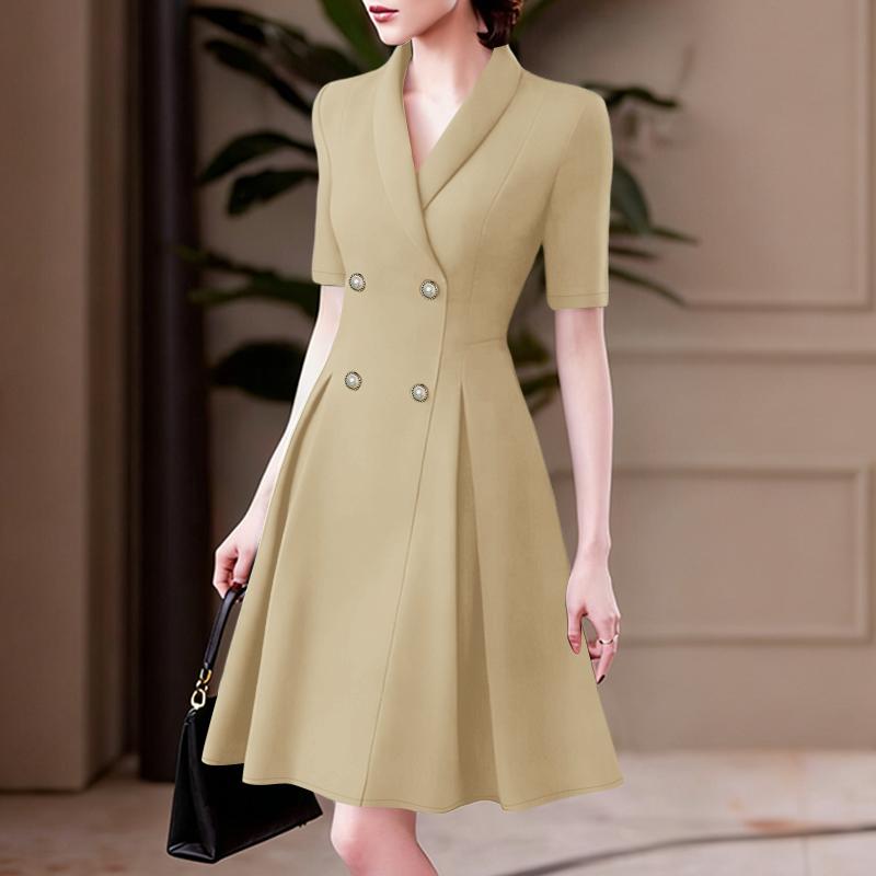 ZANZEA Women Casual V-Neck Elegant Commute Short Sleeve A-line Dress 5XL
ZANZEA Women Casual V-Neck Elegant Commute Short Sleeve A-line Dress 5XL