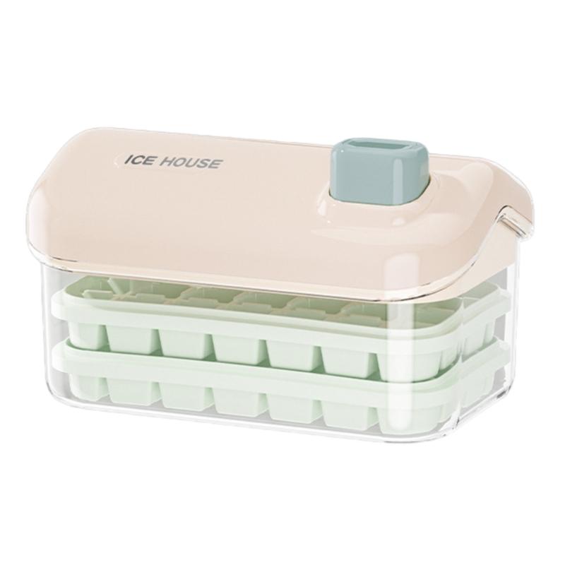 Practical Ice Cube Tray Functional Ice Making Tray Molds with Storage Container for Treats and Beverages
Practical Ice Cube Tray Functional Ice Making Tray Molds with Storage Container for Treats and Beverages