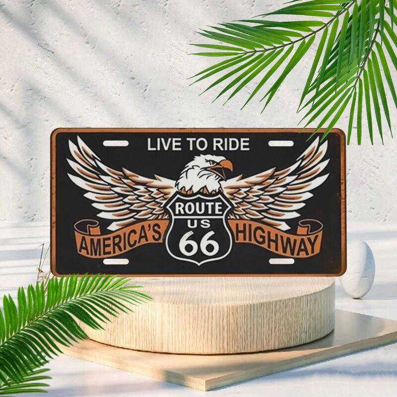 Vintage printed withLIVE TO RIDEROUTE US AMERICS HIGHWAYdecorative license platescar license platesgarage decorations 15x30cm(5.9x7.8inch)
Vintage printed withLIVE TO RIDEROUTE US AMERICS HIGHWAYdecorative license platescar license platesgarage decorations 15x30cm(5.9x7.8inch)