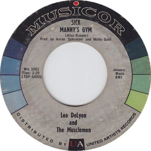 7inch Record MUSCLEMEN - Sick Manny s Gym / Plunkin MU1001 Musicor Records 1960 US Pop Used
7inch Record MUSCLEMEN - Sick Manny s Gym / Plunkin MU1001 Musicor Records 1960 US Pop Used