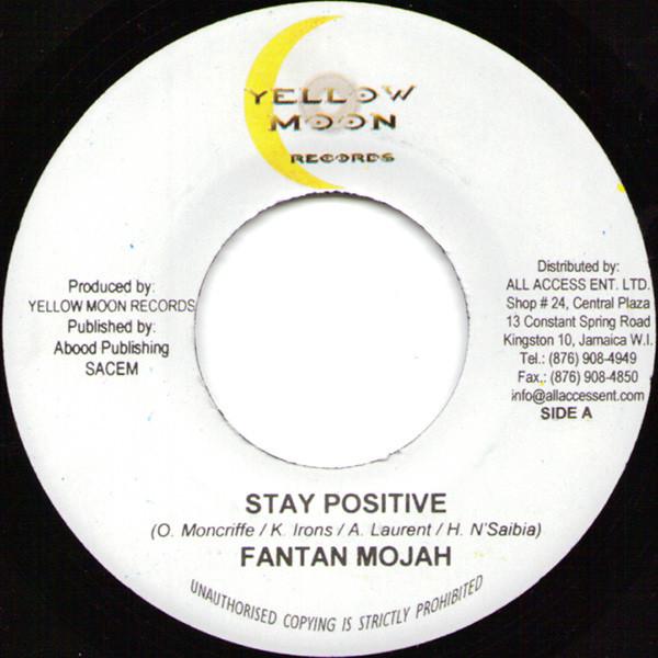 7inch Record FANTAN MOJAH - Stay Positive NONE Yellow Moon Rec 2007 Jamaica Reggae, Ska & Dub Used
7inch Record FANTAN MOJAH - Stay Positive NONE Yellow Moon Rec 2007 Jamaica Reggae, Ska & Dub Used