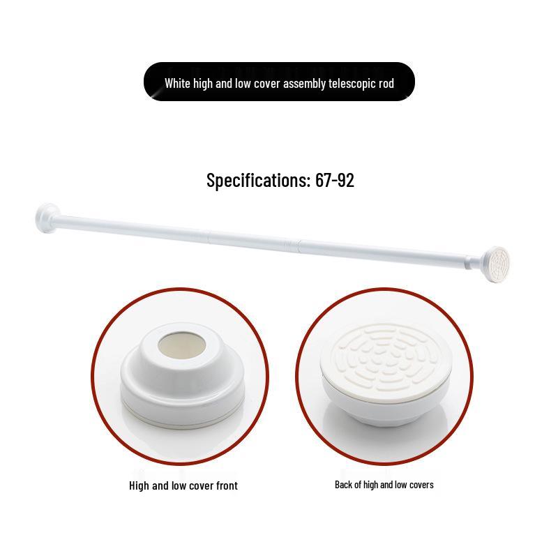 Adjustable Telescopic Stainless Steel Clothes Drying and Curtain Rod White 22+25 Diameter Pipe
Adjustable Telescopic Stainless Steel Clothes Drying and Curtain Rod White 22+25 Diameter Pipe