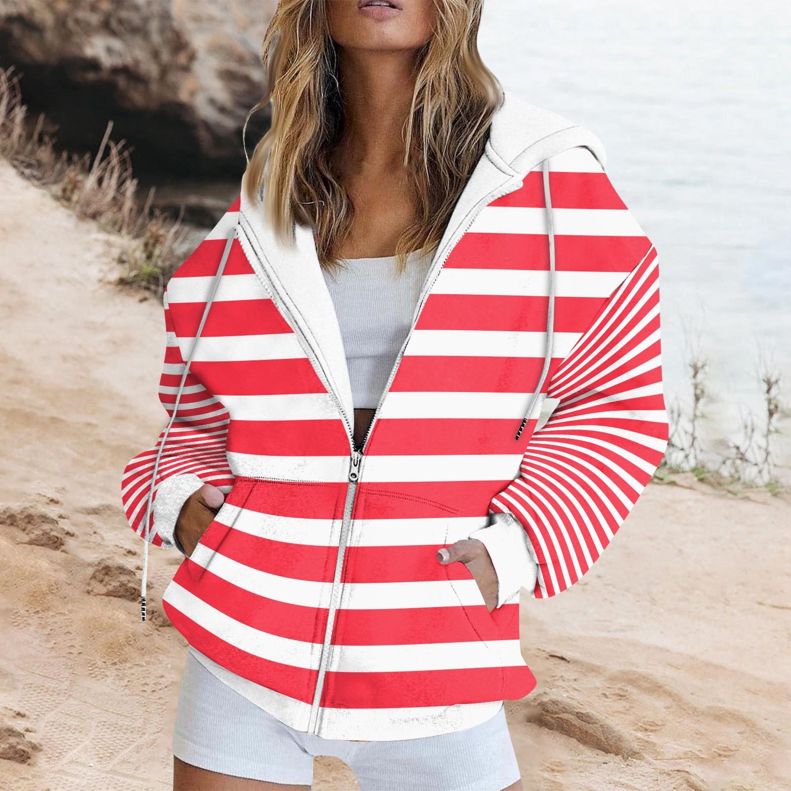 Женская толстовка с капюшоном, полосатая, с длинным рукавом, свободная спортивная куртка M арбуз красный
Женская толстовка с капюшоном, полосатая, с длинным рукавом, свободная спортивная куртка M арбуз красный